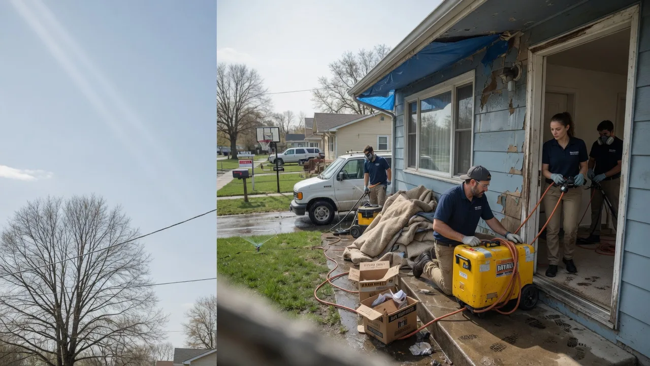 Basement Flood Cleanup in New Franklin, MO near me
